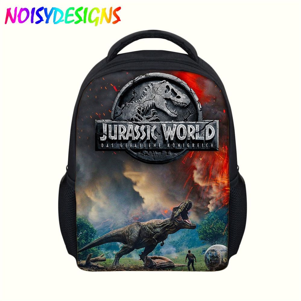 Children Bagpack Boy Girl Backpack Jurassic World Dinosaurs Printed Satchel Hot College Bag Note Small School Bags Dropshipping 123913 - 