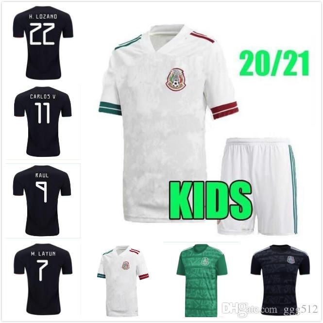 2021 Mexico Jersey 2020 Away White Soccer Jersey 2019 Home Black