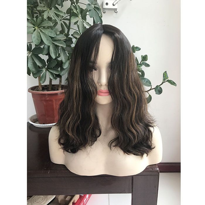Le Beauty 100% European Hair Layer Wigs ,Slight Wave , Custom Made