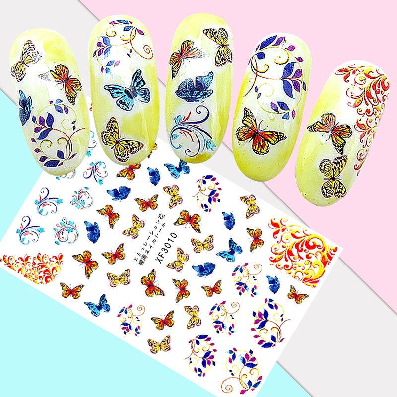 3d Nail Art Decoration Diy Japanese Flower Nail Sticker Sakura Nail