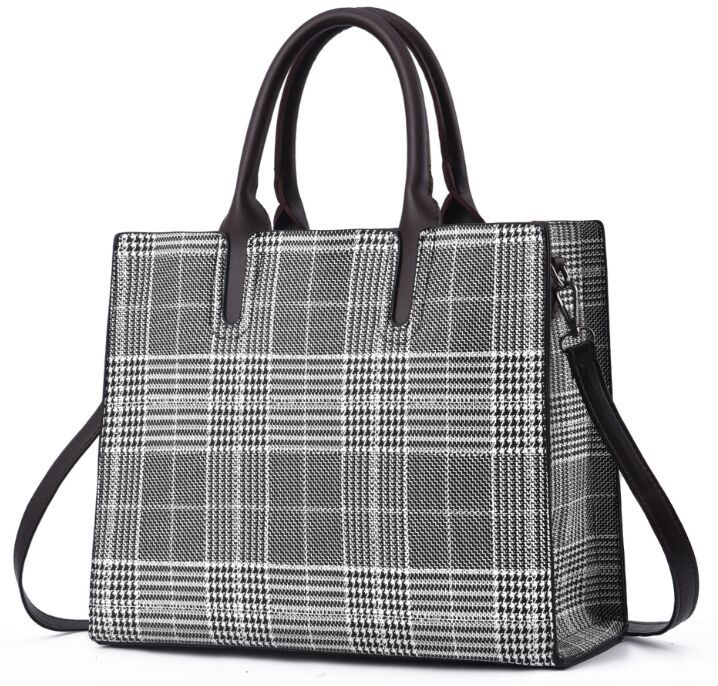2019 Y De A Blanco Tote Negro Gran Capacidad En Bolso Compre Cuadros 6Pqa44
