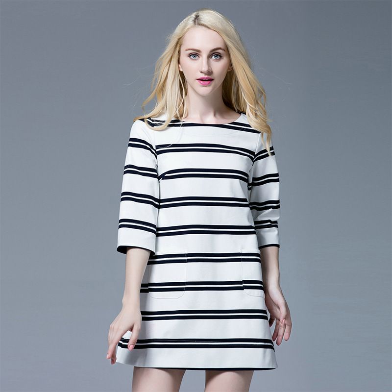 Acheter Automne 2018 Robe De Soirée À Manches Mi Longues Et À Manches Longues Pour Femmes Européennes Et Américaines De $28.85 Du Magicalsanta