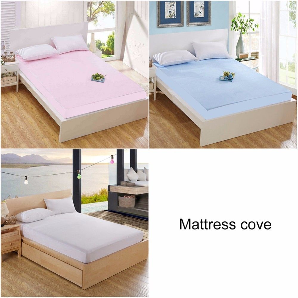 Twin Queen Size Terry Waterproof Mattress Protector Cover For Bed Twin Queen Size Terry Waterproof Mattress Protector Cover For Bed Wetting And Bug Suit America Canada 2019 From Baolv