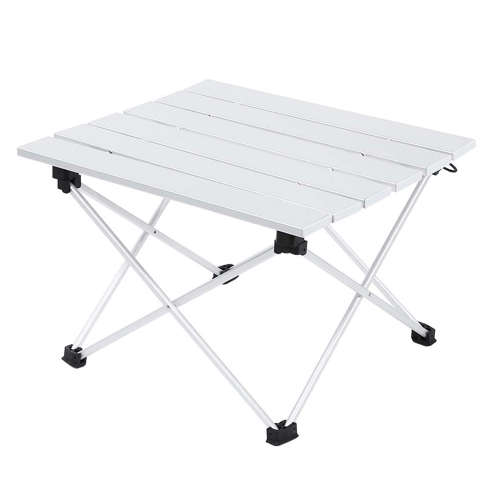 Portable Table Foldable Folding Camping Hiking Desk Travel Outdoor Picnic Al Alloy Ultra Light Lightweight Rain Proof Mini Rectangle