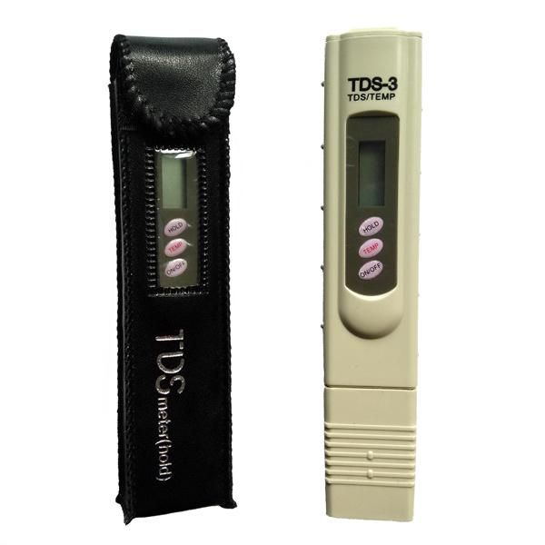 Digital LCD TDS EC Meter Probador de calidad del agua para beber acuarios de piscina con alta precisi/ón 0-9990 PPM Gama