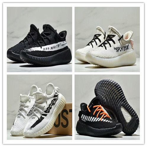 Women's 'SPLY 350' Yeezy Boost 350 V2 Black White Stripe
