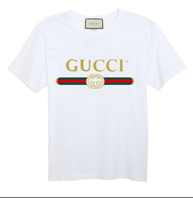 GUCCI Louis Vuitton Short Sleeved T Shirt Men&#39;S New Recreational Round Collar Summer Loose Top ...