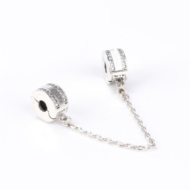 European Charm Bracelets Safety Chain Fit Women Fashion Jewelry Making Accessory
