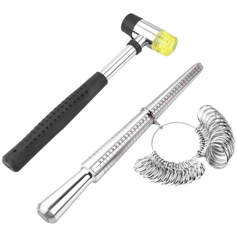 2021 Jewelry Tools Including Rubber Jewelers Hammer & Ring Mandrel With