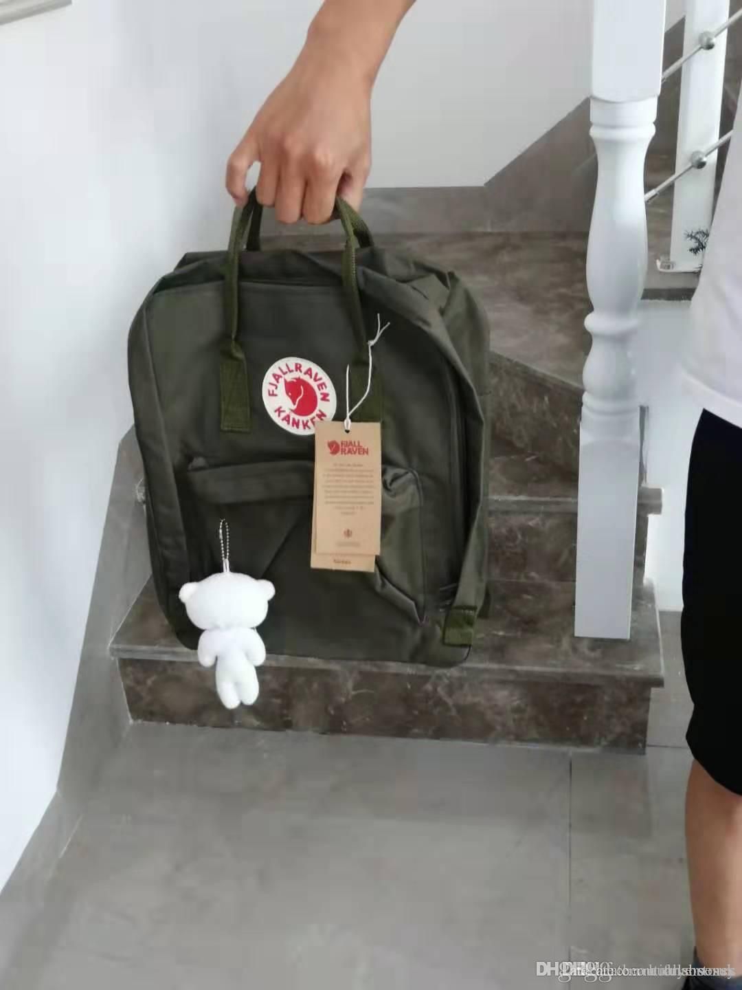 kanken backpack army green