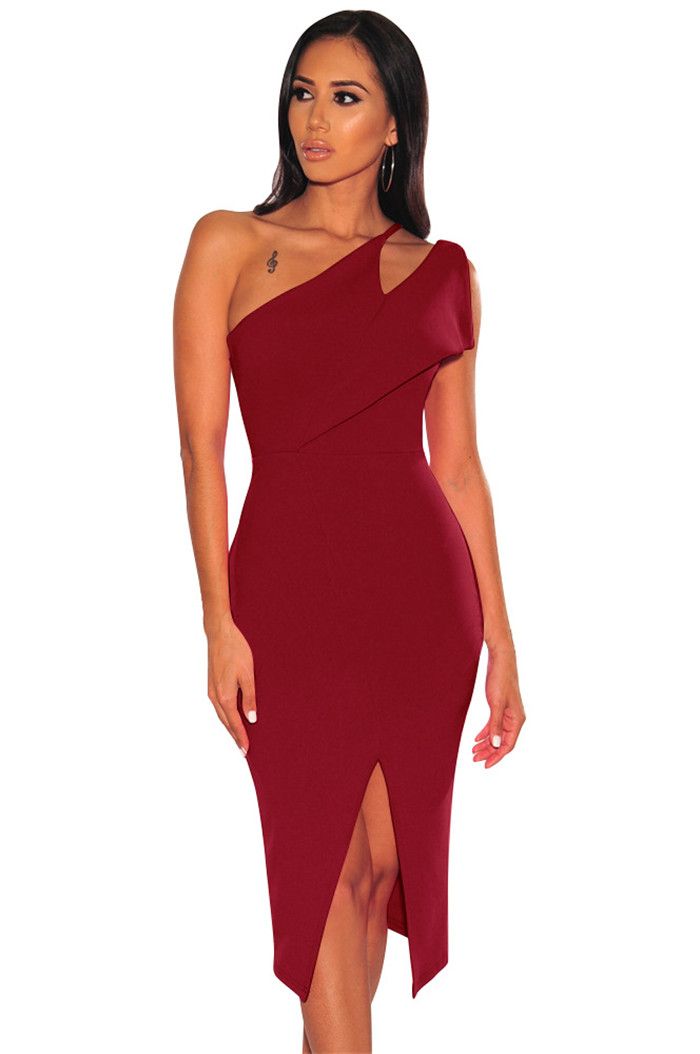 red bodycon dress uk