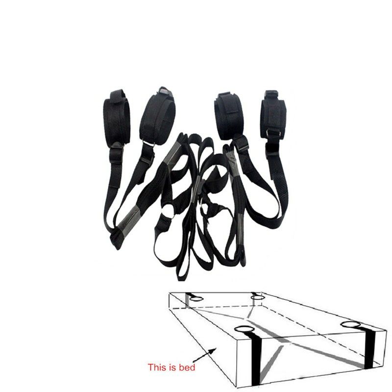 Under The Bed Restraint System, Binding Strap,Hand Cuffs Ankle Cuff Bdsm Bondage 