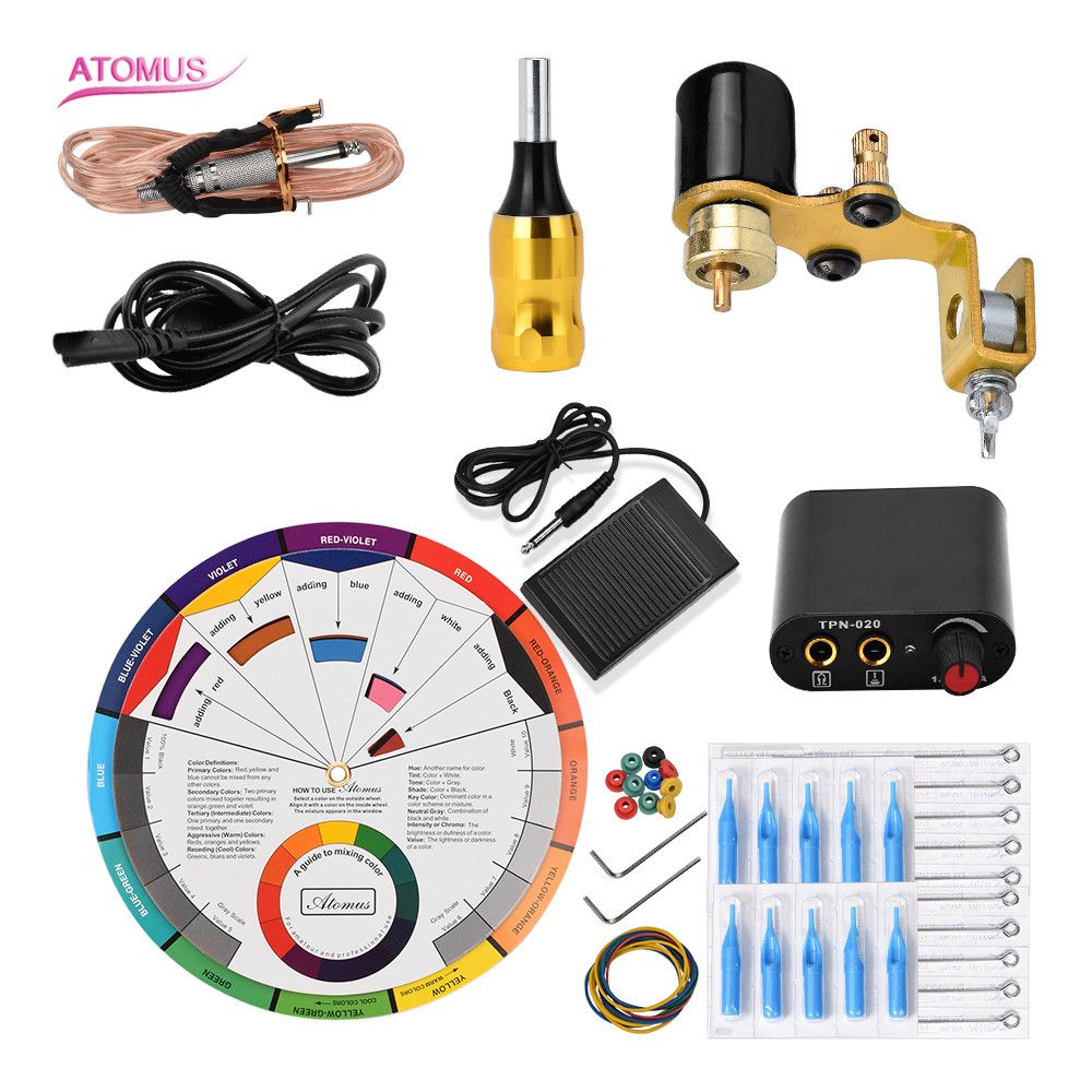 Kit Complete Tattoo Kit Rotary Machine Pen Kits Professional Pro Gun