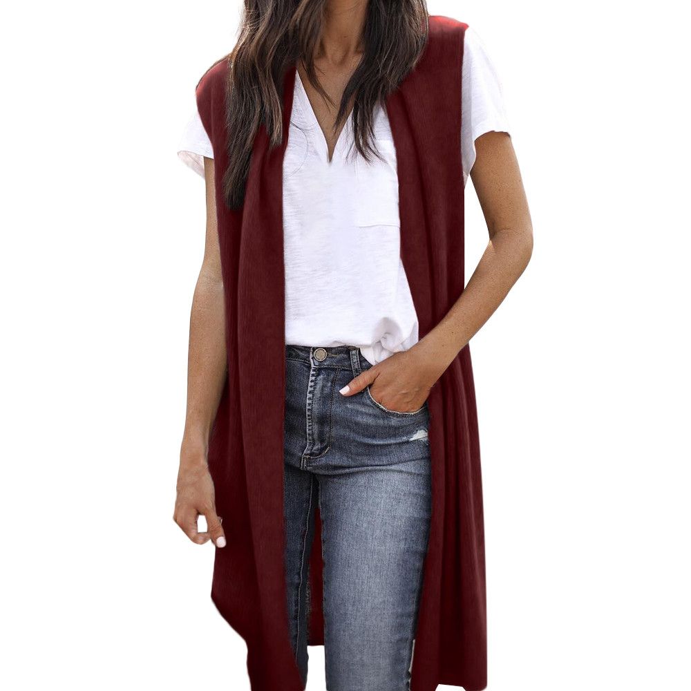 sleeveless cardigan vests for women plus size men