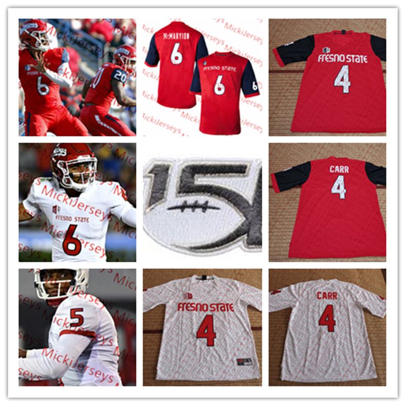 2021 Custom Fresno State Bulldogs Football Jersey Patrick Elima Jeune