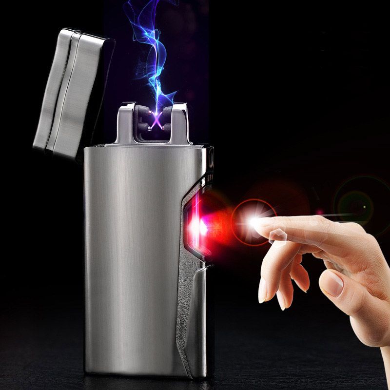 2020 Laser Induced Plasma Double Arc Electric USB Rechargeable Cigarette Lighter Windproof