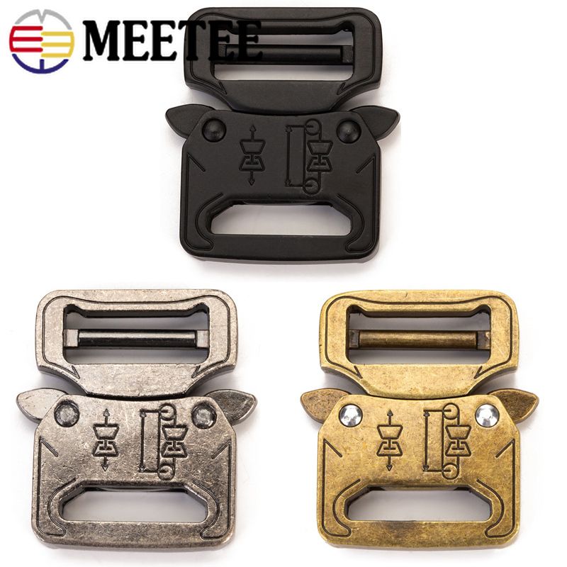 2020 Meetee Metal Outdoor Backpack Strap Quick Side Release Buckle Dog