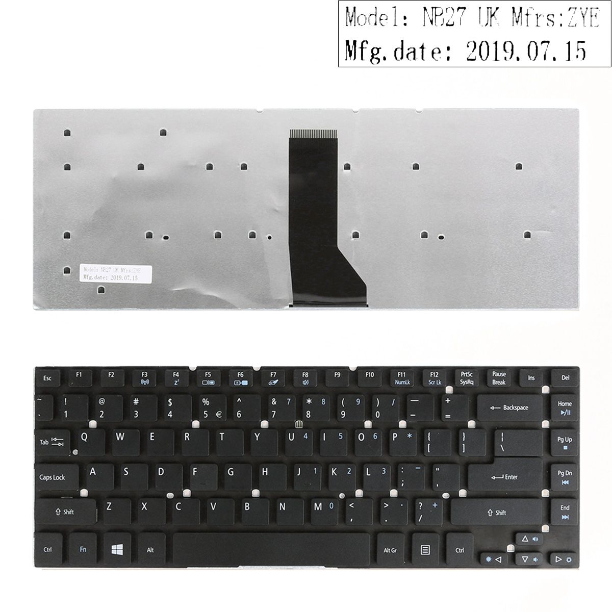 2021 New English Laptop Keyboard For Acer Aspire 3830