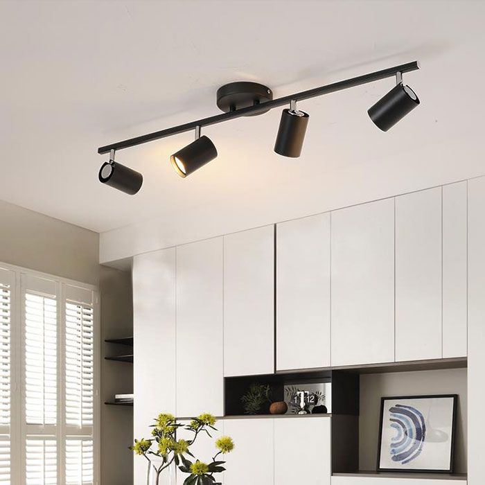 2019 Industrial Gu10 Led Track Light Adjule Lighting 2019 Industrial Gu10 Led Track Light Adjule Lighting Kit Modern Black White Rail Spotlights Ceiling Lights From Gylighting0717