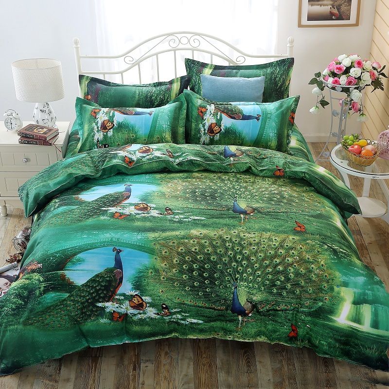 3d Green Pea Bedding Set Bed In A Bag Queen Size Flat Sheet 3d Green Pea Bedding Set Bed In A Bag Queen Size Flat Sheet Comforter Duvet Cover Grey Twin Blanket From Aliceyang002
