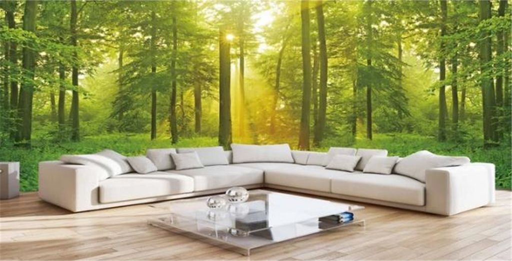 3d Digital Print Wallpaper HD Processed Forest Full Scene Mural 3d Digital Print Wallpaper HD Processed Forest Full Scene Mural