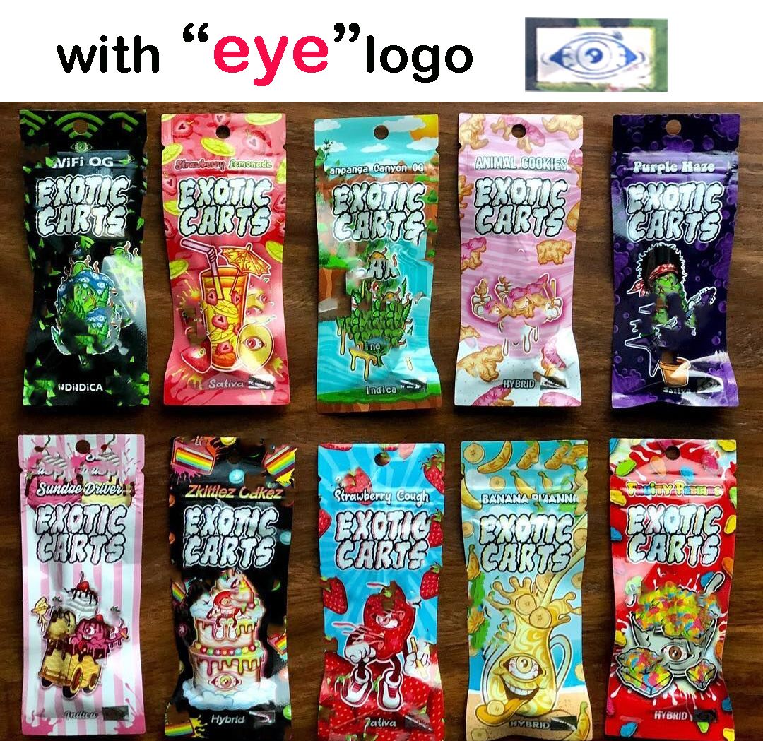 Full 20 Type Exotic Cali Mario Carts Bag Packaging Any Qantity Any