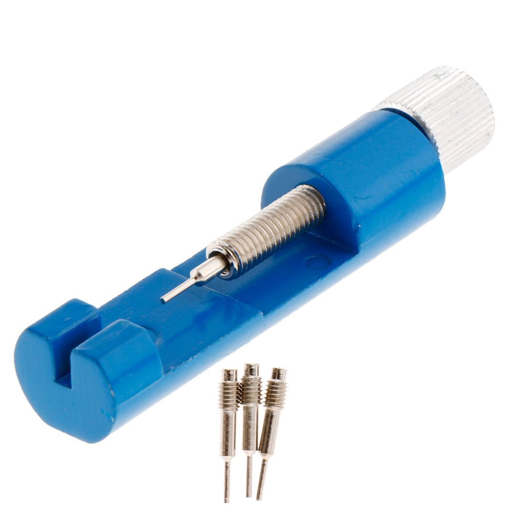 Watch Band Bench Strap Link Pin Remover Repair Tool With 3 Extra