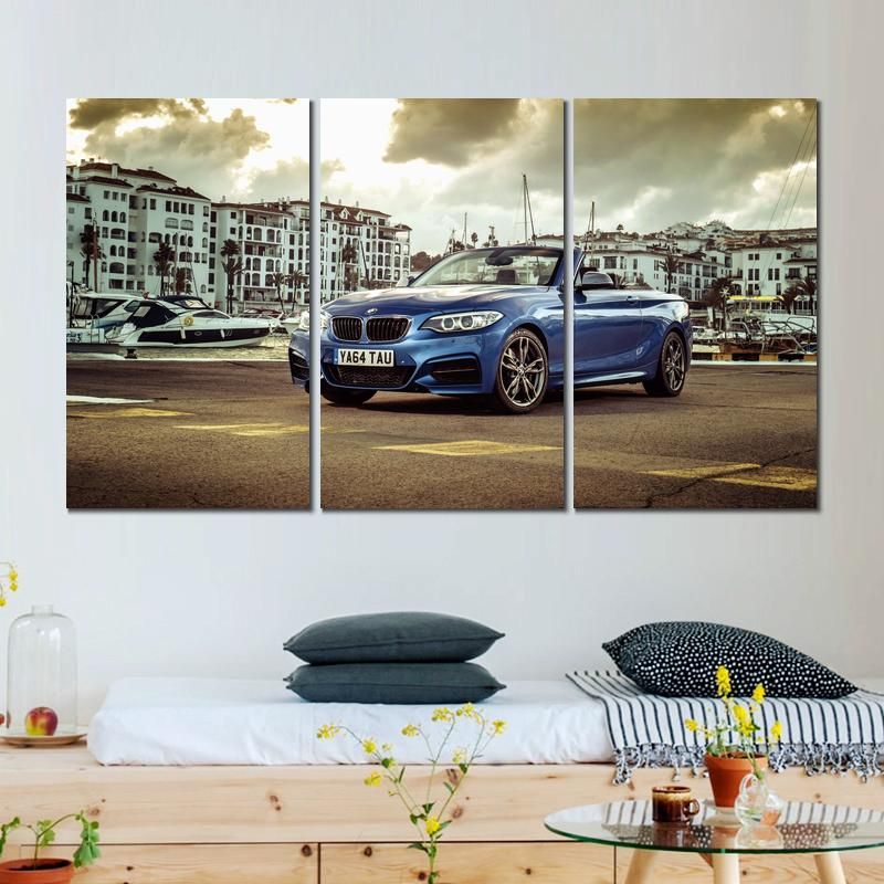 Bmw m5 imagen sobre lienzo carro decorativas auto póster imágenes muro imagen tipo son impresiones artísticas 
