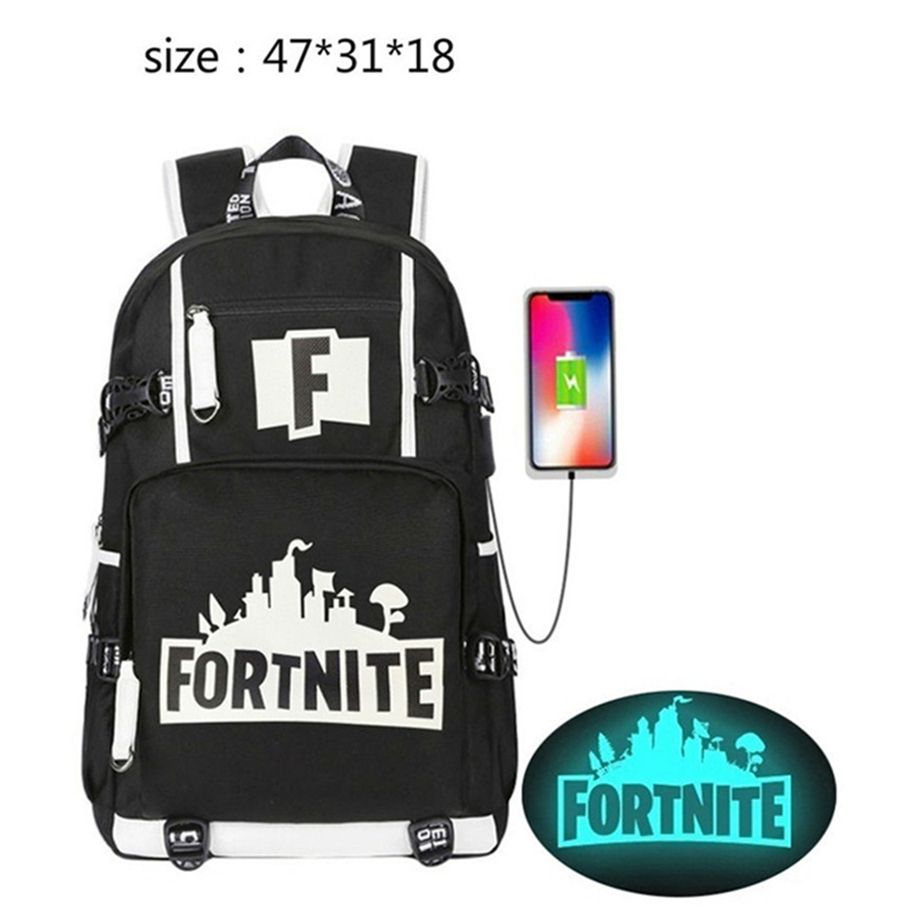 fortnite battle royale print school bag backpack fortnite notebook backpacks casual rucksack daily luminous backpack laptop bags f19 fashion bags laptop - fortnite battle royale printable pictures