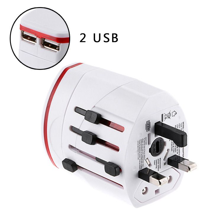 New Universal Travel Adapter Multi Socket For US UK EU AU Plug Adapter