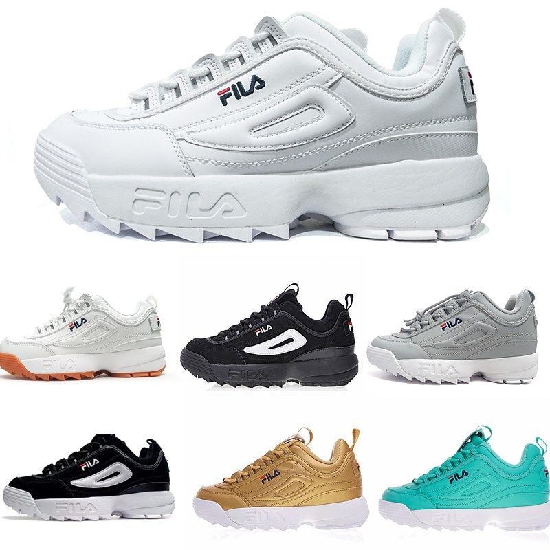 2018 Disruptori Fila II 2 X Raf Simons Uomo Donna Spessore suola bianca Sneaker Grande dente di sega Donna Spessore Fondo inferiore Altezza Scarpe da ... 2018 Disruptori Fila II 2 X Raf Simons Uomo Donna Spessore suola bianca Sneaker Grande dente di sega Donna Spessore Fondo inferiore Altezza Scarpe da ...
