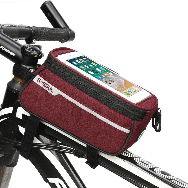 Outdoor Sport Phone Case Touch Screen Bike Bicycle Frame Front Handlebar Bag