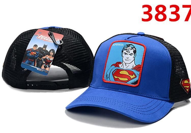 superhero flat bill hats