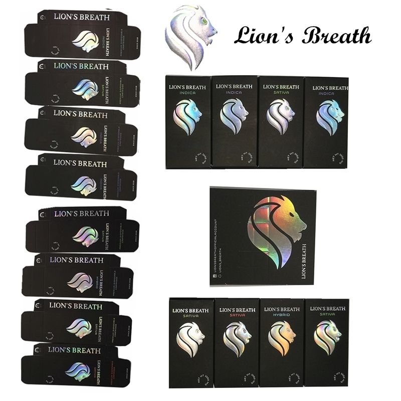 Lions Breath Vape Cartridges Disposable Vaporizers 510 Thread 0.8ml/1
