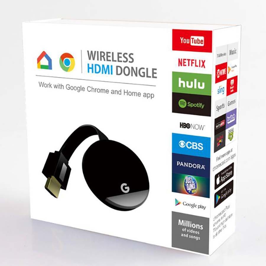 Mini Dongle Miracast Google Chromecast 2 G2 Mirascreen Wireless Anycast