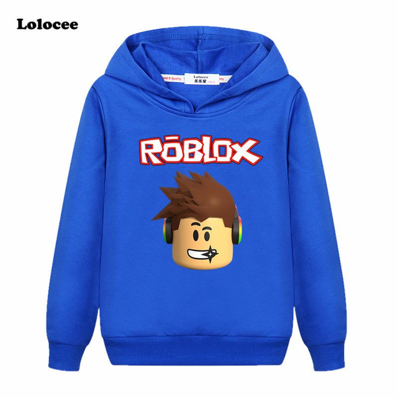 3 14years Tops Roblox T Shirt Boys Hoodies Girls Sweatshirt Bebes Kids Jumper Fall Breakdance Clothes Nova Christmas Gift Y190518 -