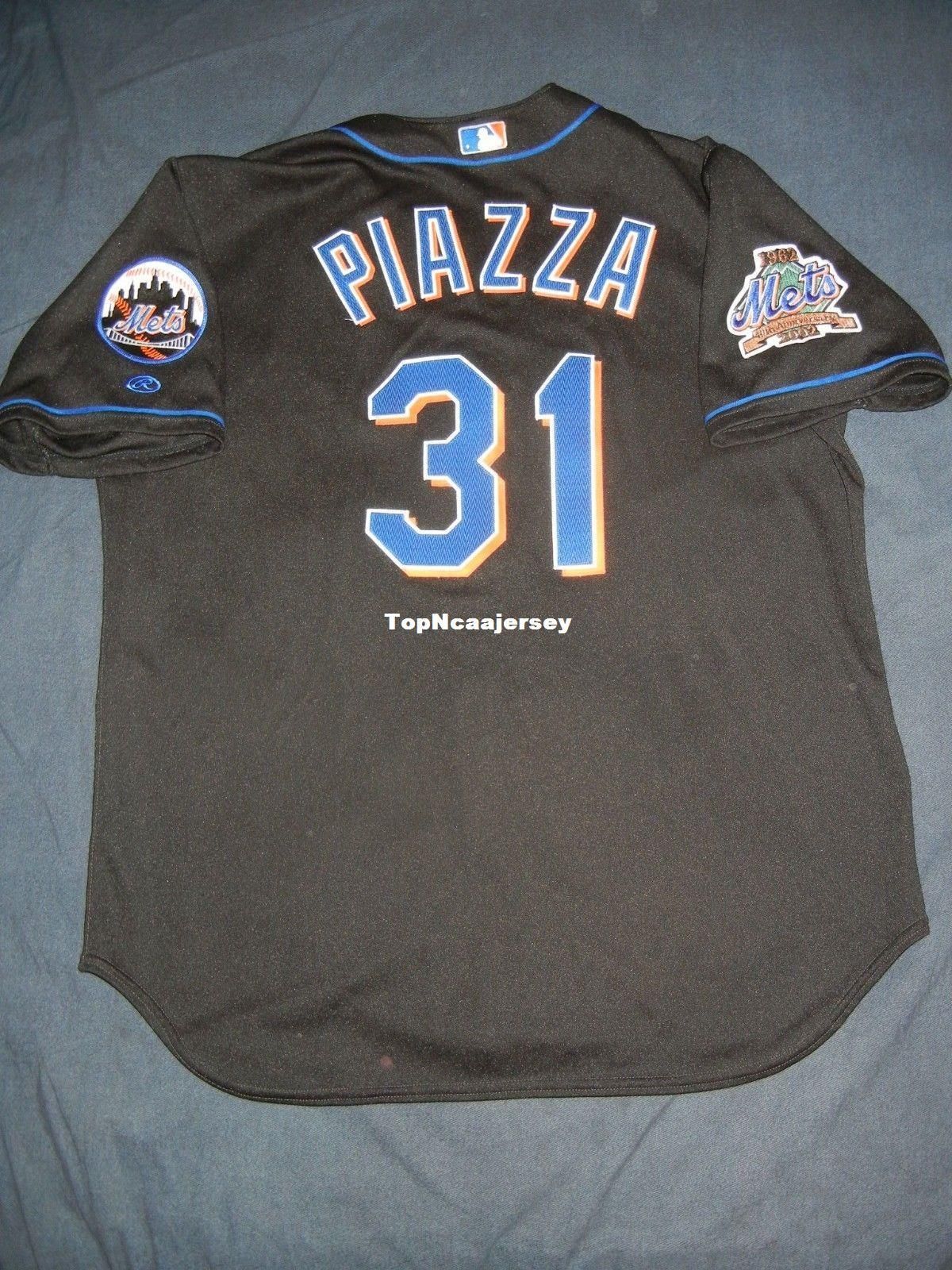 mike piazza black jersey