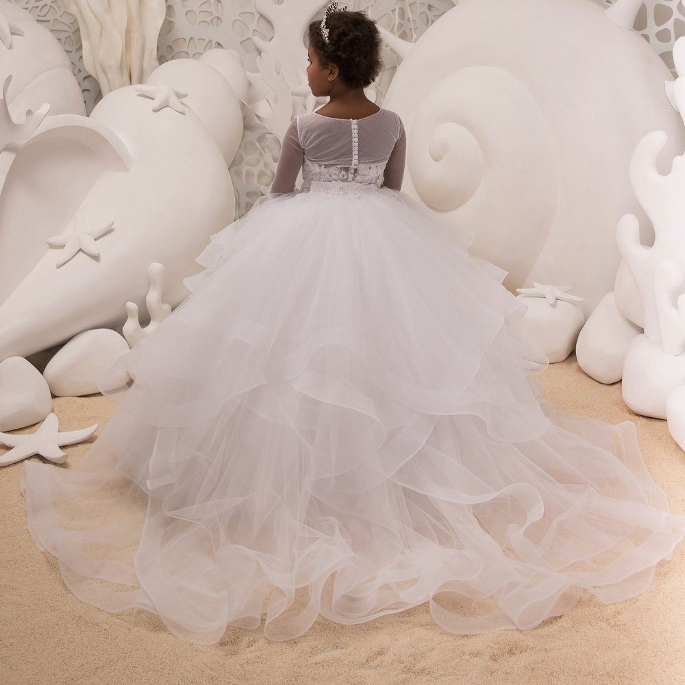 White Holiday Princess Dress