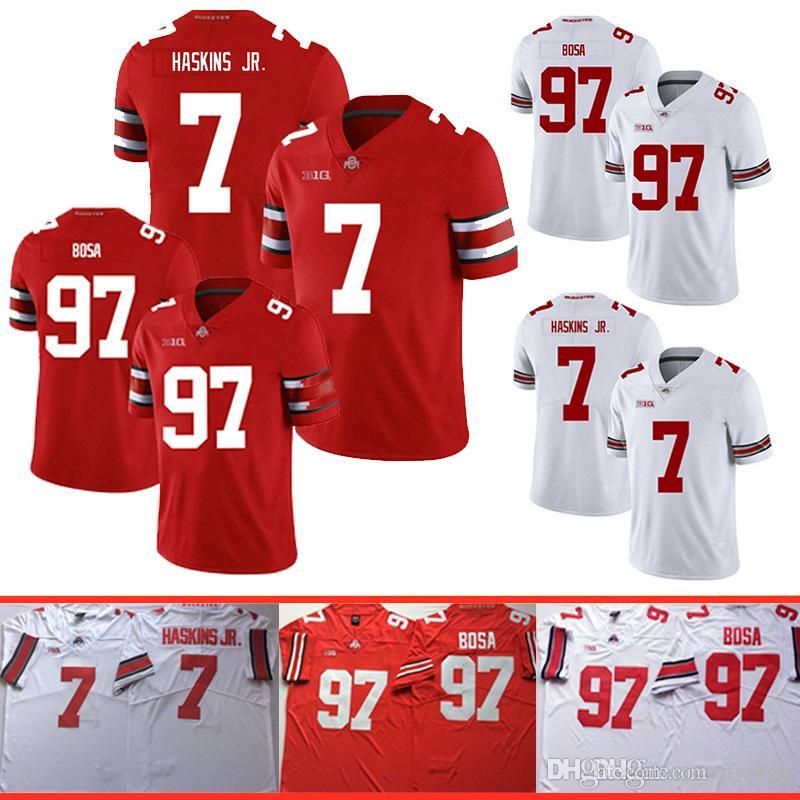 2020 Bosa Ohio State Buckeyes NCAA Football Jerseys 97 Nick Bosa 7 Dwayne Haskins Jr Jersey Top ...