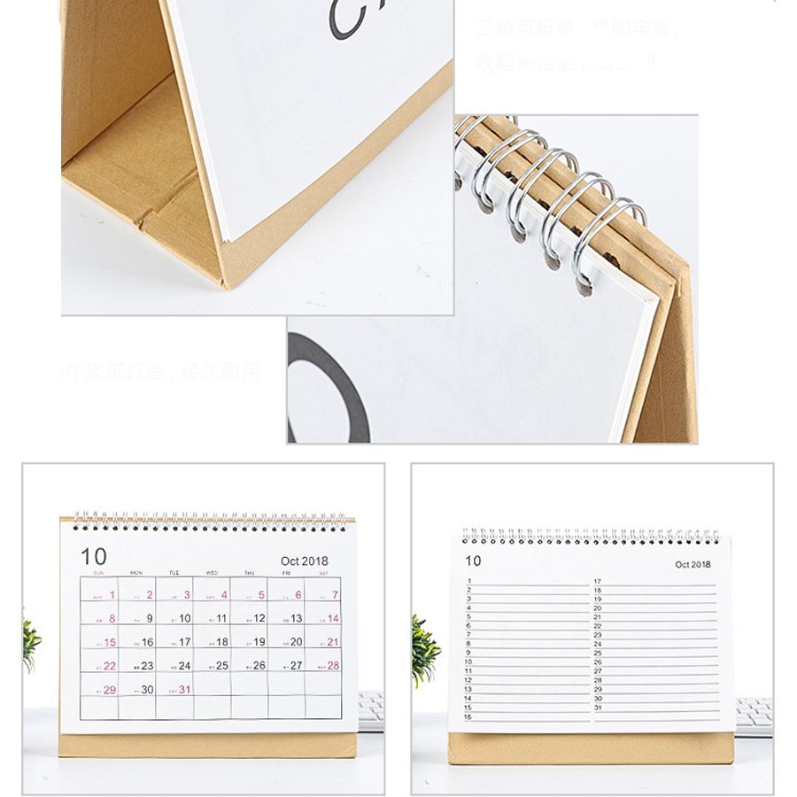 2019 desktop creative office white stand simple 3 size calendar writable weekly planner monthly list plan daily calendar dh0645 3 t03 daily calendar online