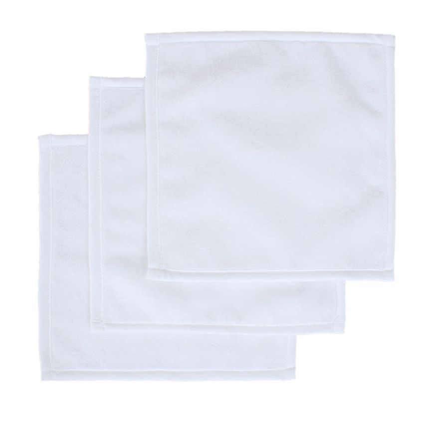 Best Sublimation Towel Polyester Cotton 30*30cm Towel Blank White