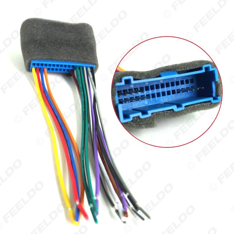 Car Radio Audio Stereo Wiring Harness Adapter Plug For Buick/Cadillac