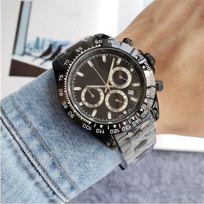 Famous Factory Brand Watches Men Calendar Style Multifunction Stainless