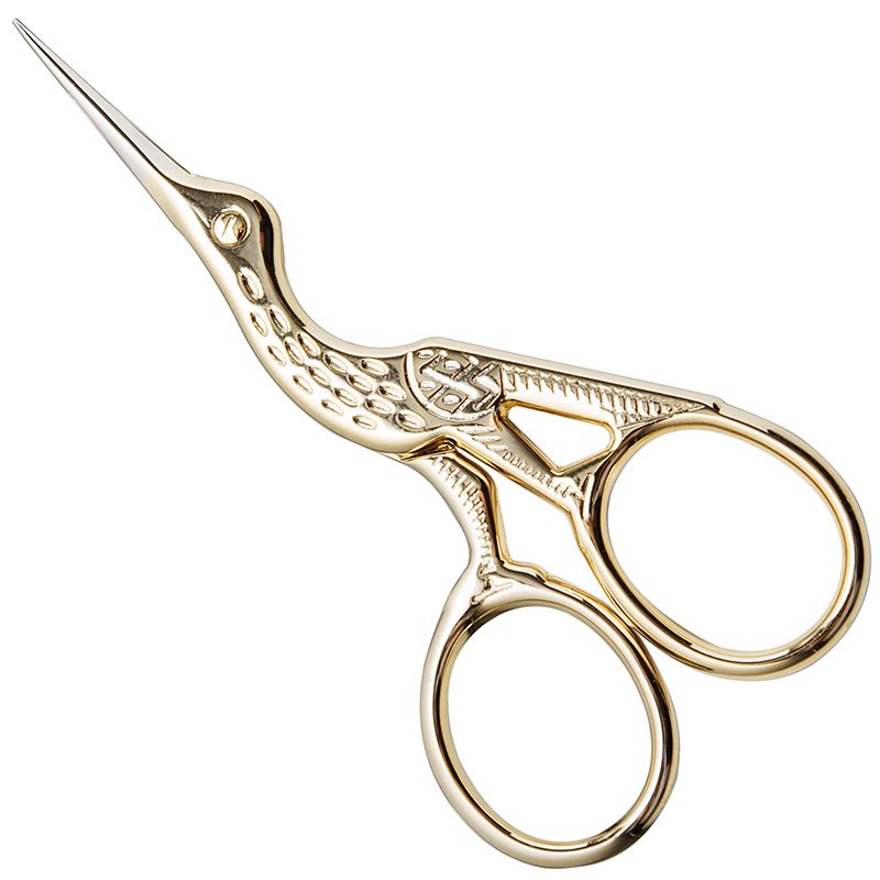 Discount Stainless Steel European Crane Shaped Retro Sewing Scissors