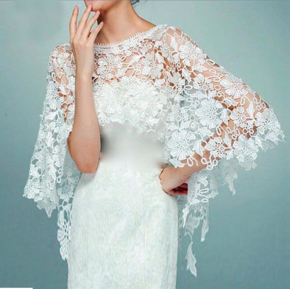 white lace bolero wedding