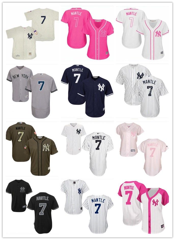 pink yankees jersey womens