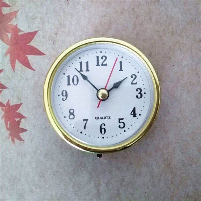 2020 Wholesale Gold Diameter 65MM Clock Quartz Insert Fit Up DIY Kits