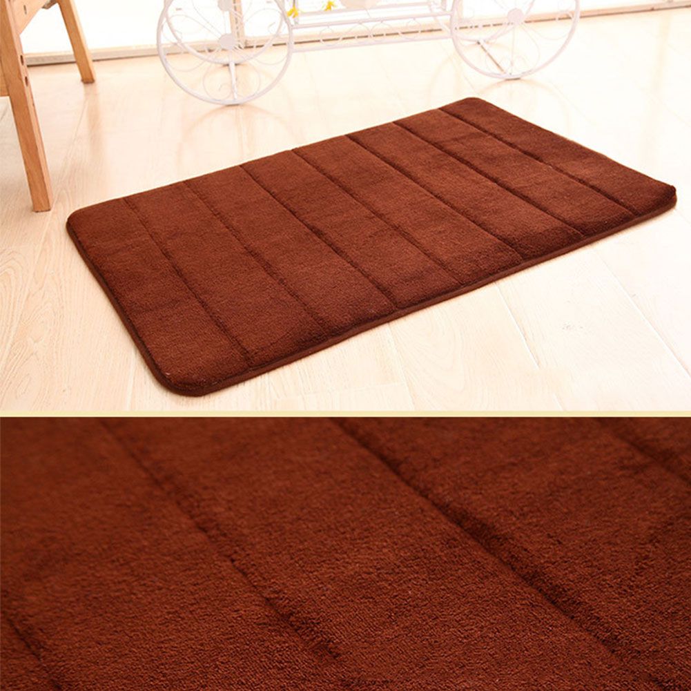 Bath Mat Memory Foam Non Slip Cushion Bathroom Floor Mats Rug