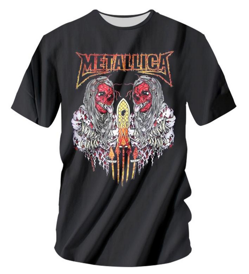 camiseta metallica mujer