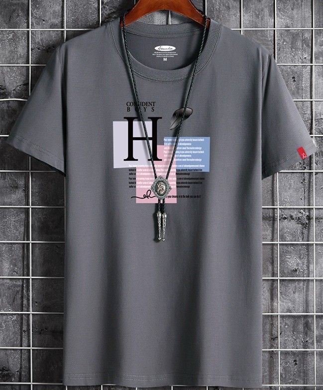 Mens Designer T Shirts Clothes Summer Simple Streetwear Fashion Men